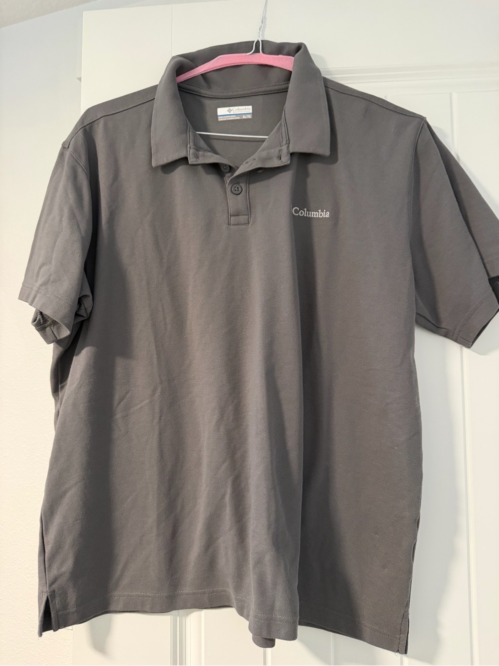 Columbia Men’s Charcoal Gray Polo Shirt